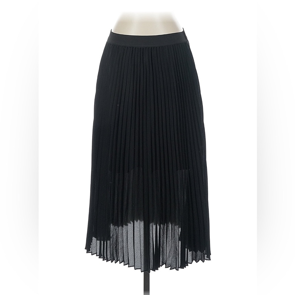 BP Black Pleated Midi Skirt